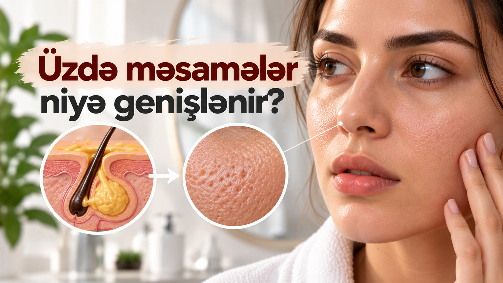 Üzdə məsamələr niyə genişlənir
