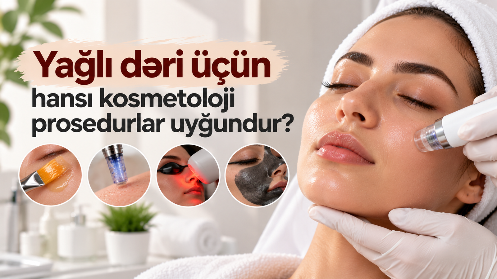 Yağlı dəri üçün kosmetoloji prosedurlar